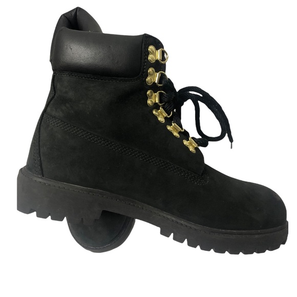 RARE Timberland velvet black boots Women Sz 9.5 - Picture 3 of 13